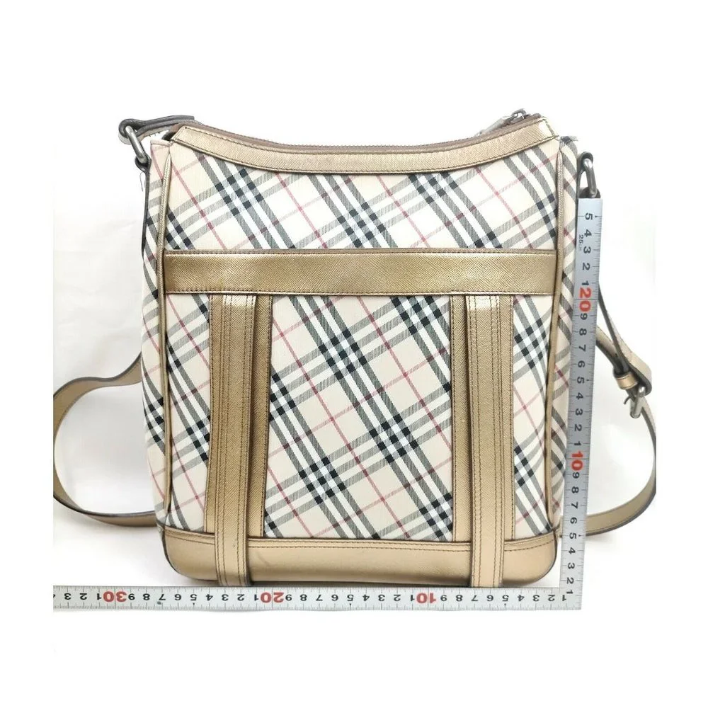 Burberry Shoulder Bag Beiges Canvas